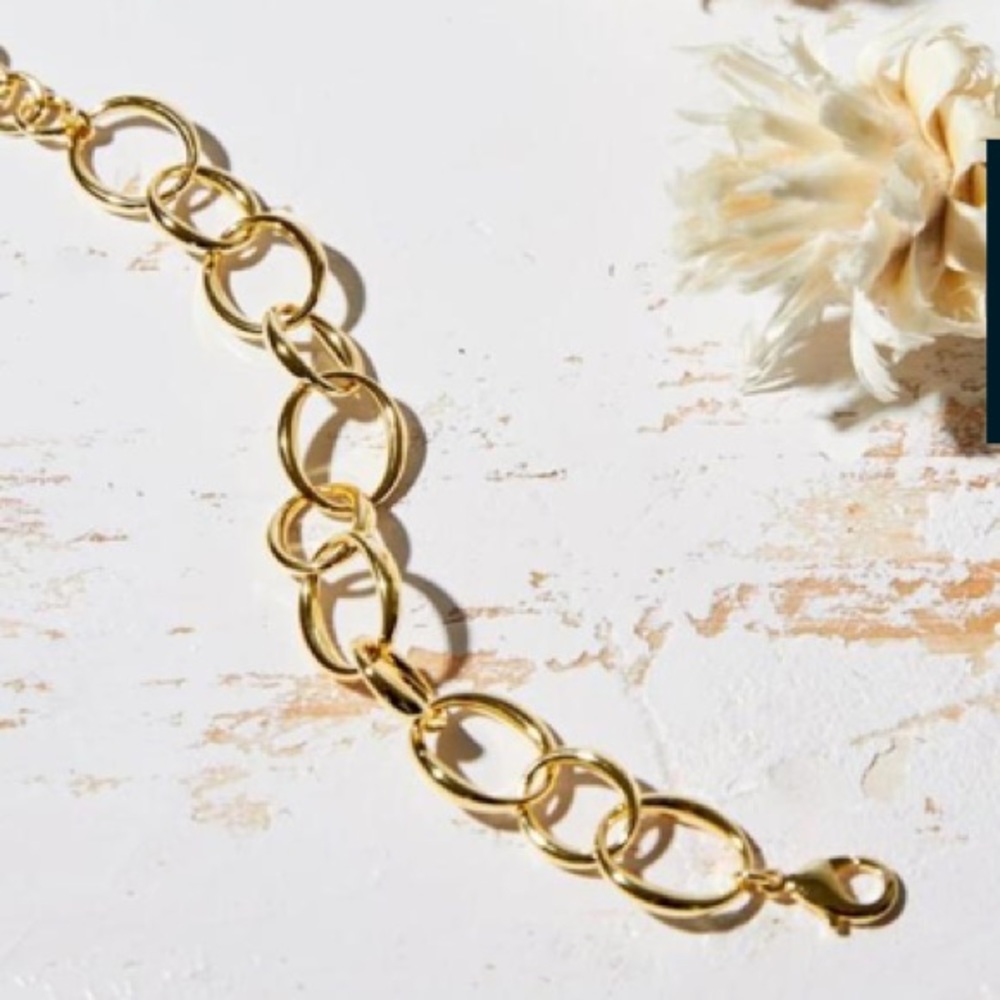 Rachel Zoe Gold Chain Bracelet - Picture 4 of 5